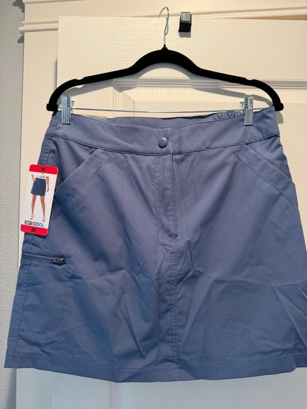 32 Degrees Vintage Indigo Blue Women’s Active Skort Size M   NWT